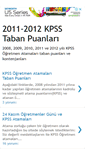 Mobile Screenshot of kpsstabanpuanlari.com